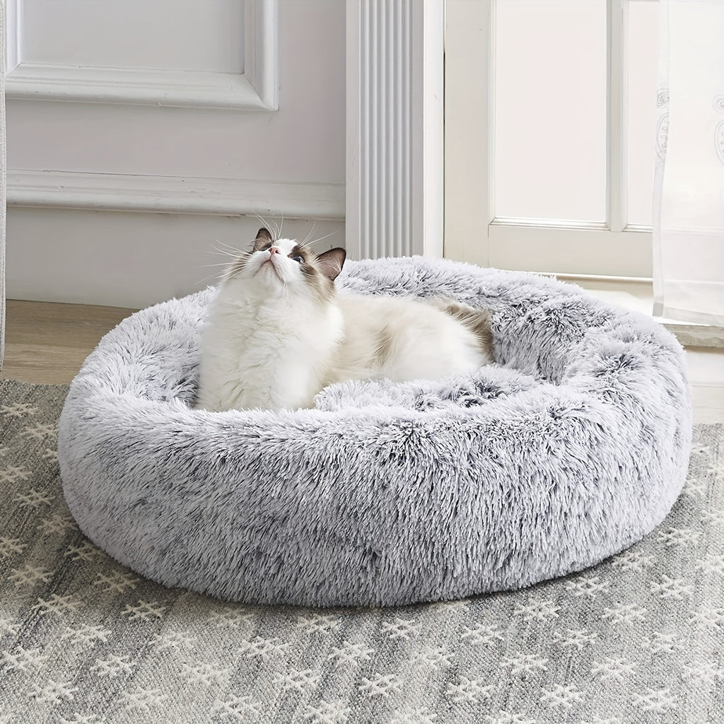 [Soft Donut Cat Bed Nest]