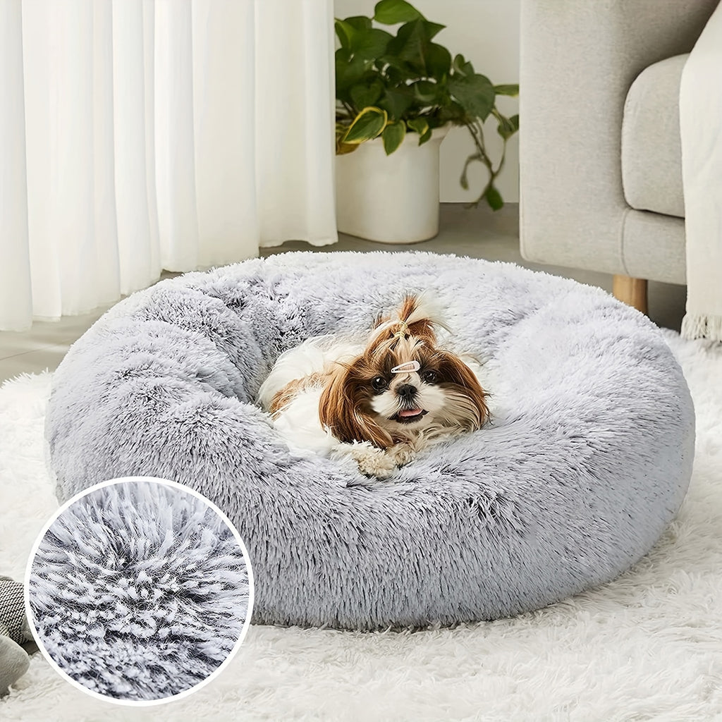 [Soft Donut Cat Bed Nest]
