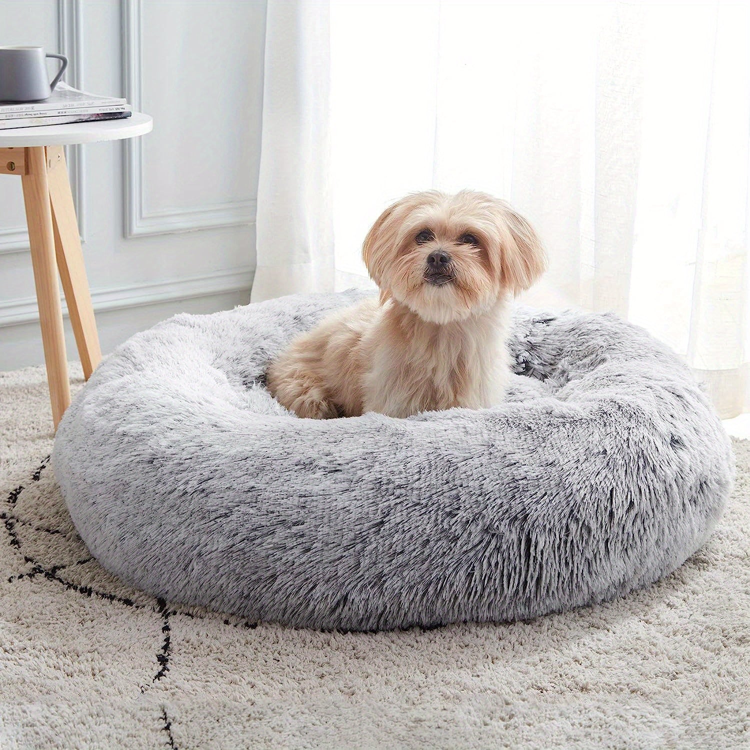 [Soft Donut Cat Bed Nest]