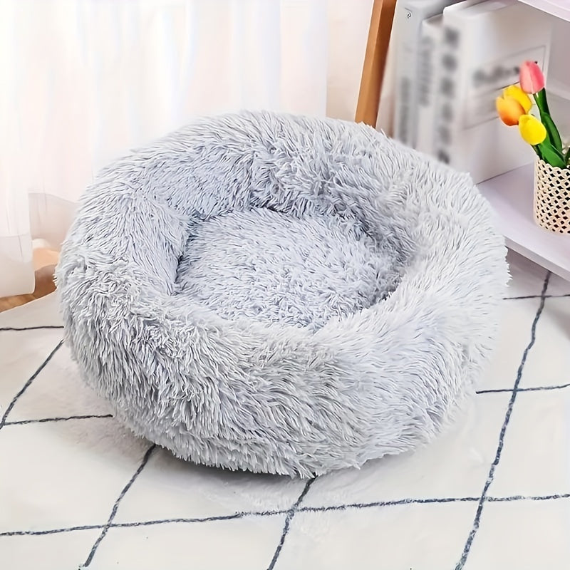 [Soft Donut Cat Bed Nest]