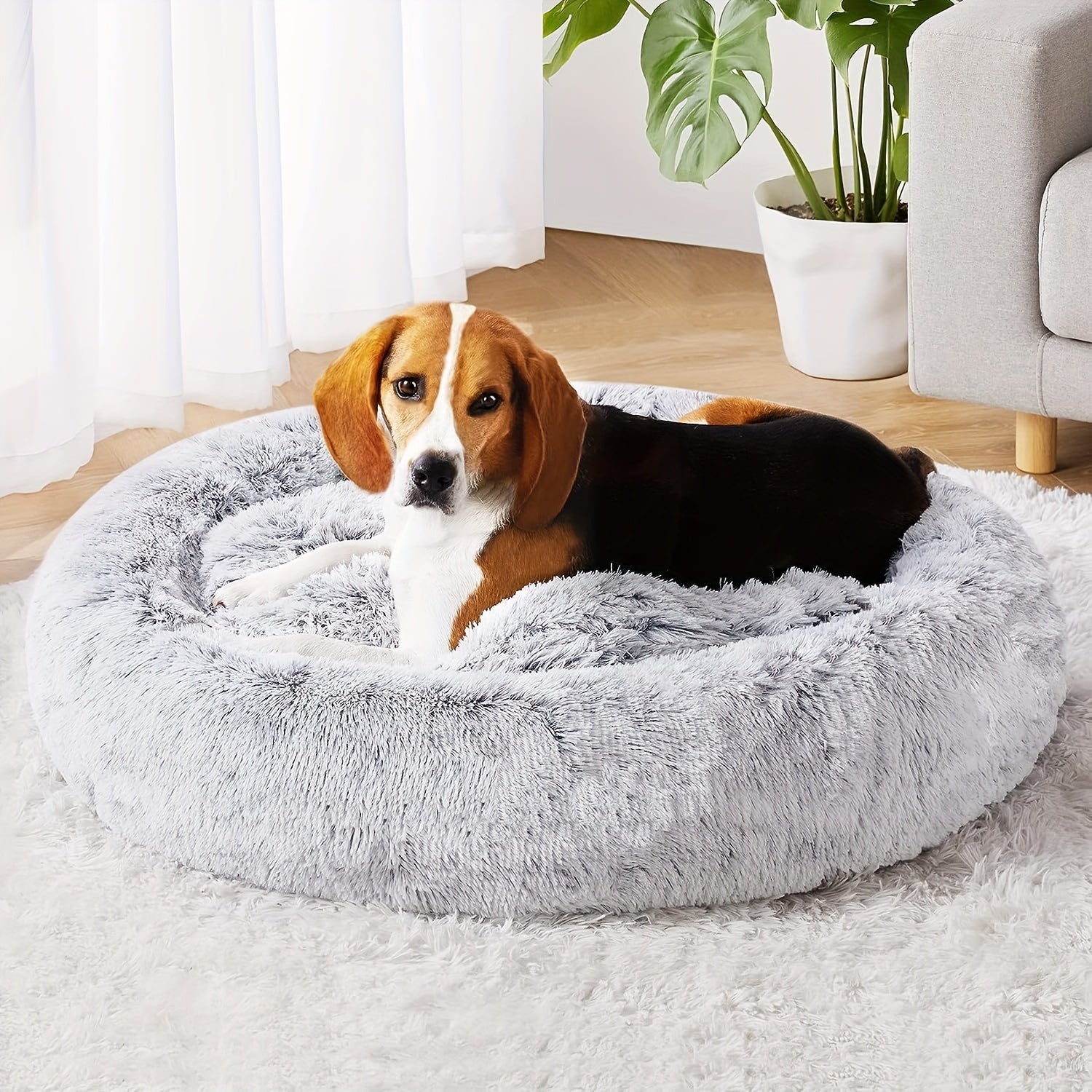 [Soft Donut Cat Bed Nest]