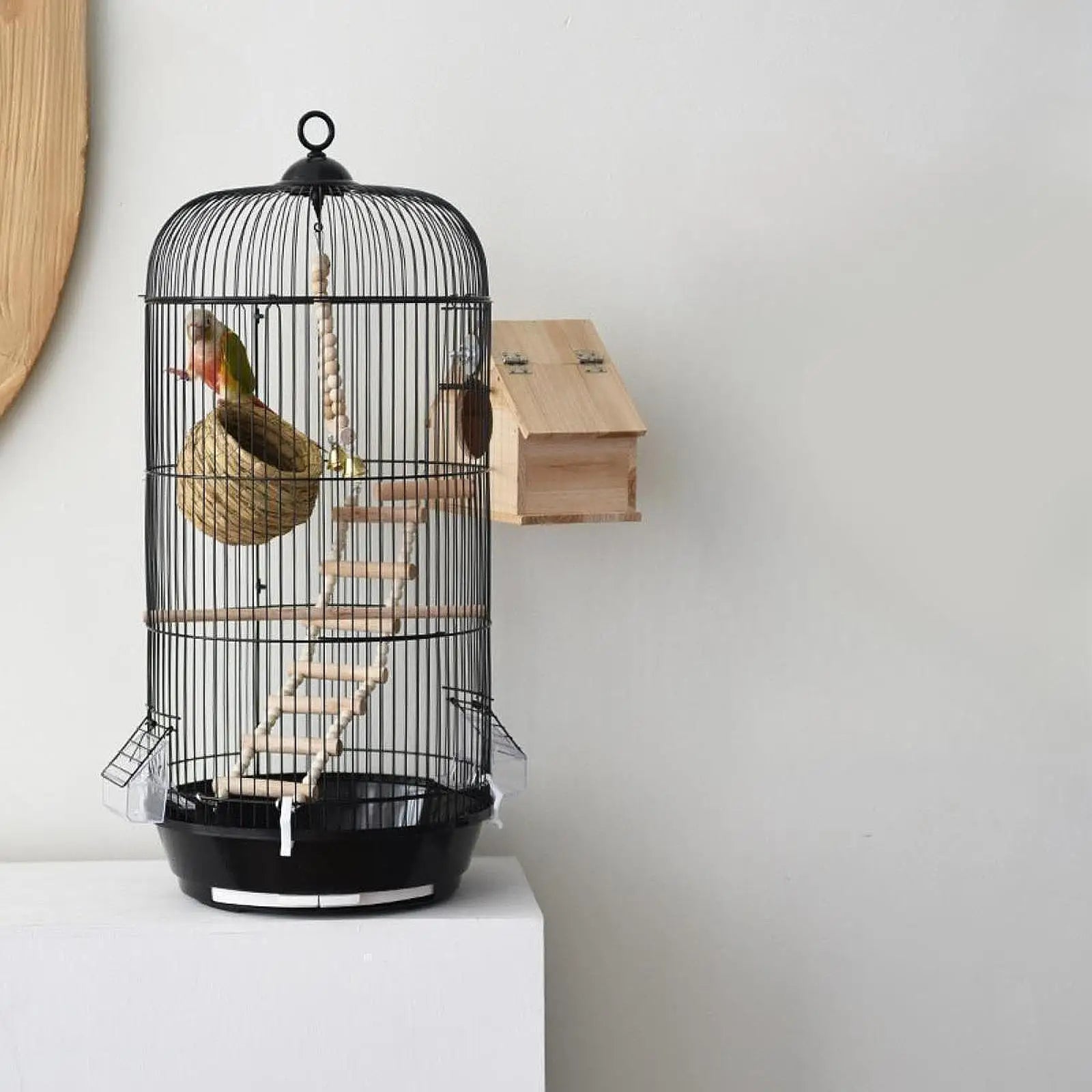 Art Bird Cage Bird House Mesh Ventilated