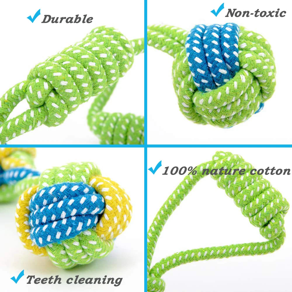 Dog Toy Rope Ball