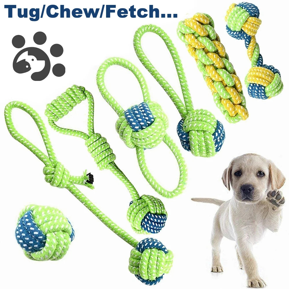 Dog Toy Rope Ball