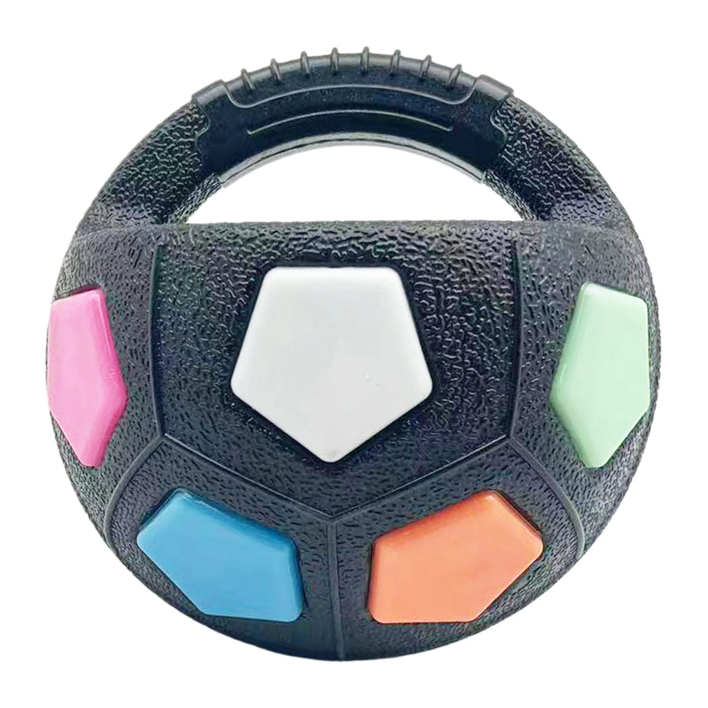 Dog Football Toy with Handle