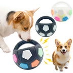 Dog Football Toy with Handle