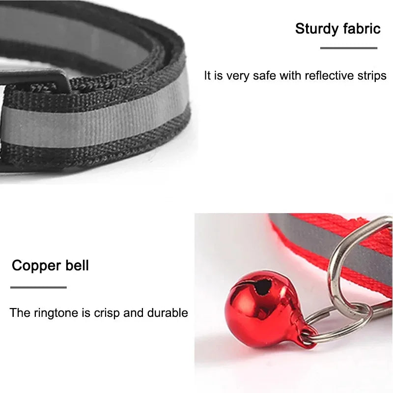 10Pcs Wholesale Collars for Cat Collar with Bell