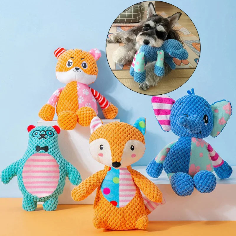 Cute Animals Plush Pet Toys for Small Dogs