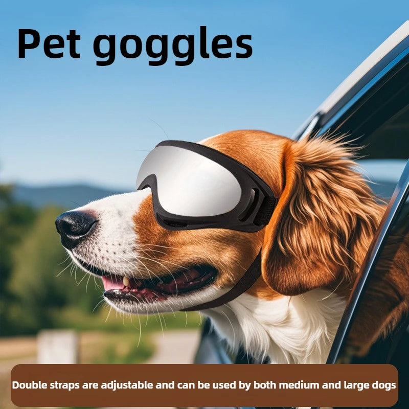 Pet Adjustable Dog Goggles Sunglasses Anti-UV Sun Glasses