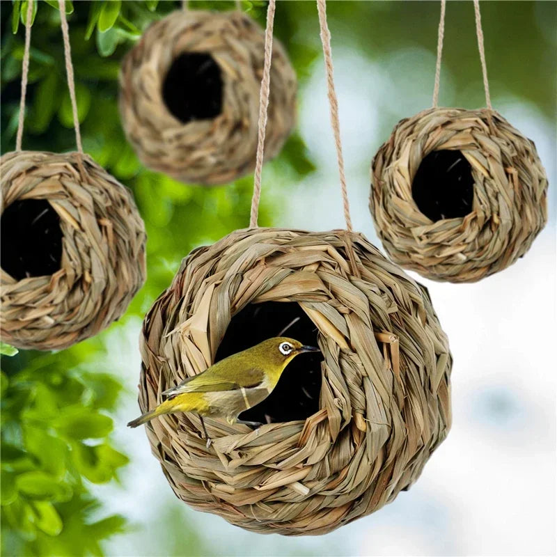 2024 New Birds Nest Bird Cage Grass Egg Cage Bird House