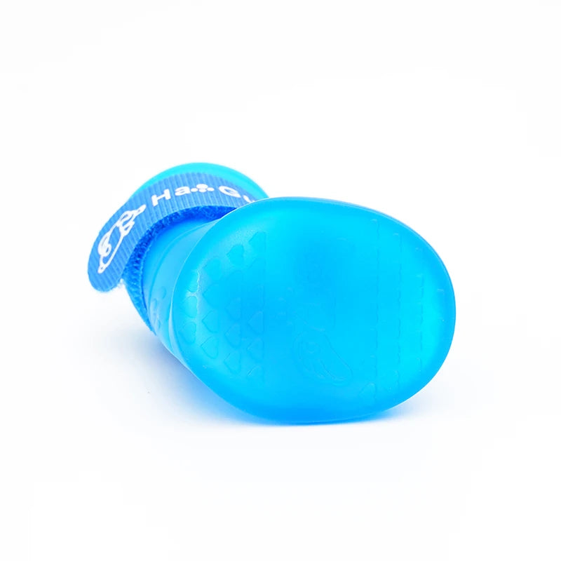 Pet silicone rain shoes anti-dirty non-slip waterproof dog shoes