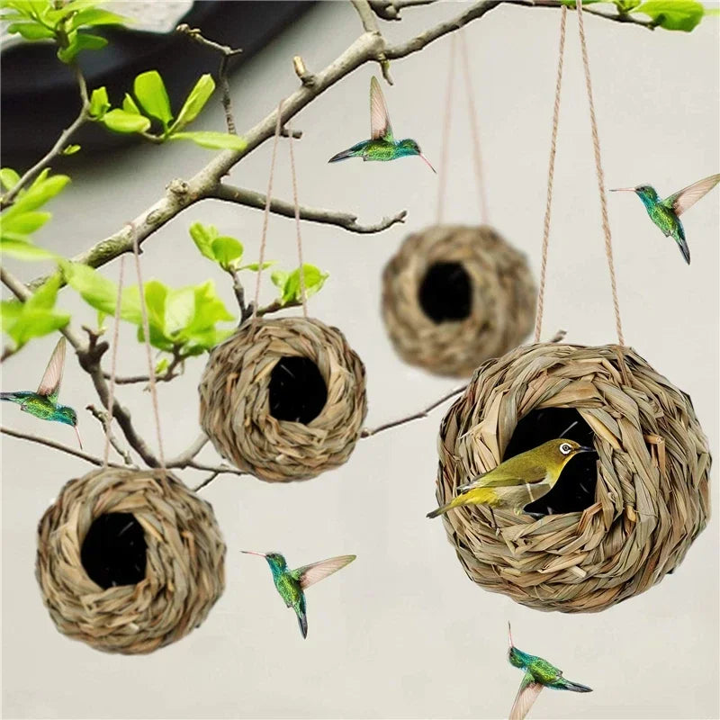 2024 New Birds Nest Bird Cage Grass Egg Cage Bird House