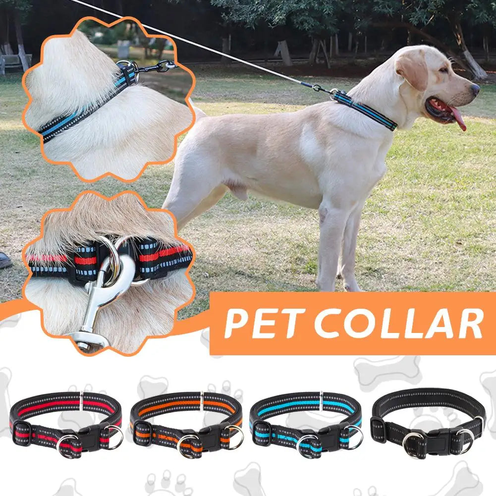 Adjustable Dog Collar Reflective Dog Collar