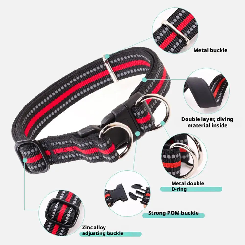 Adjustable Dog Collar Reflective Dog Collar