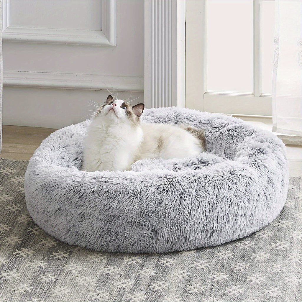 [Soft Donut Cat Bed Nest]
